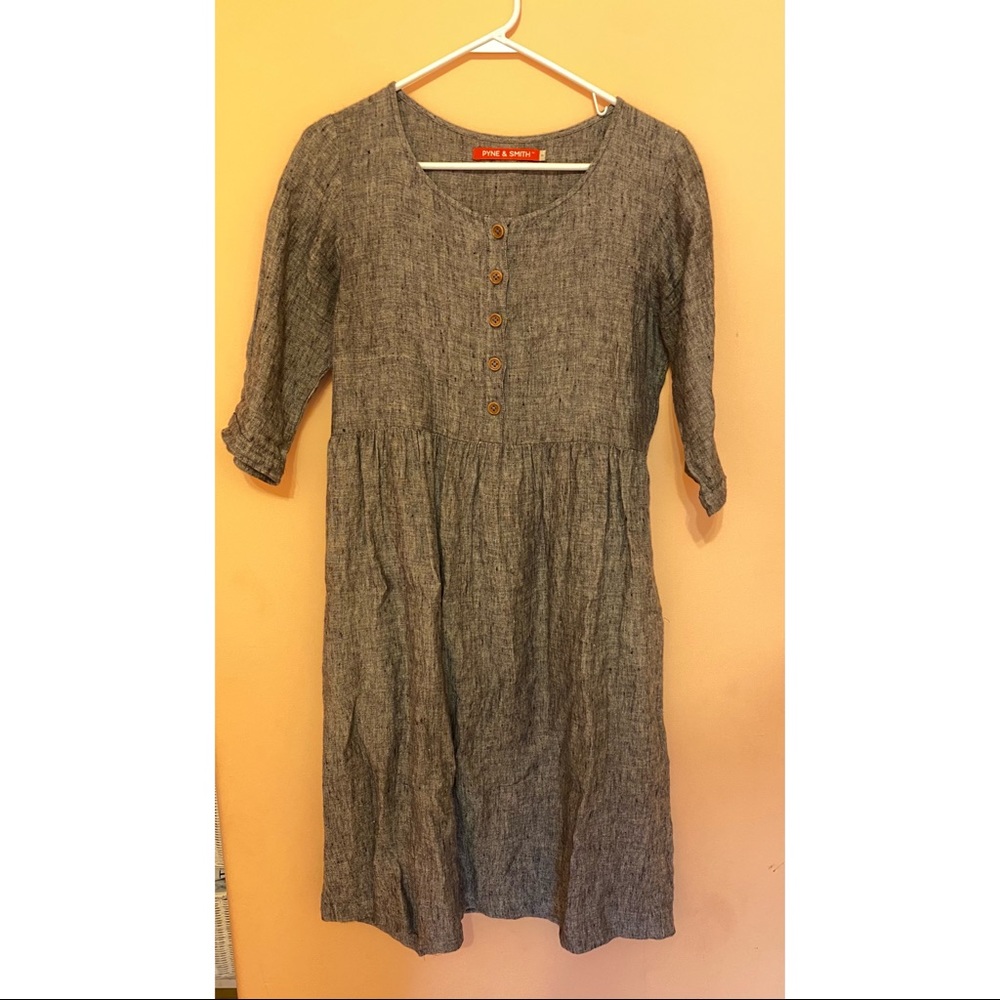 Pyne & Smith Model no. 12 dress Charcoal Heather